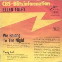 [Ellen Foley - We Belong To The Night - Germany promo]